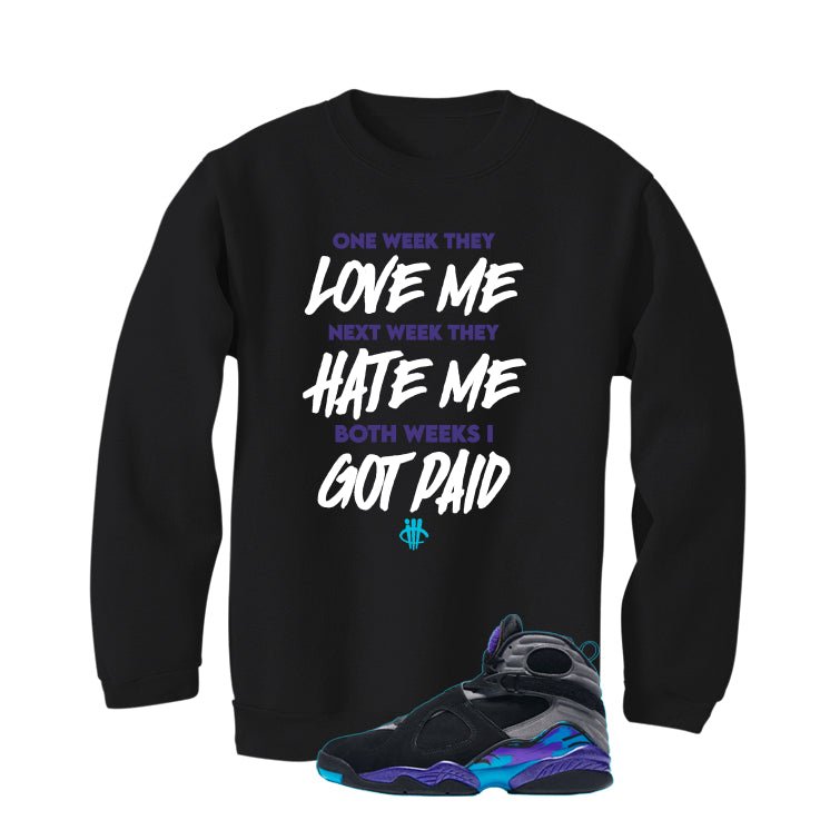 Air Jordan 8 OG Aqua Black T-Shirt (Paid)| illcurrency