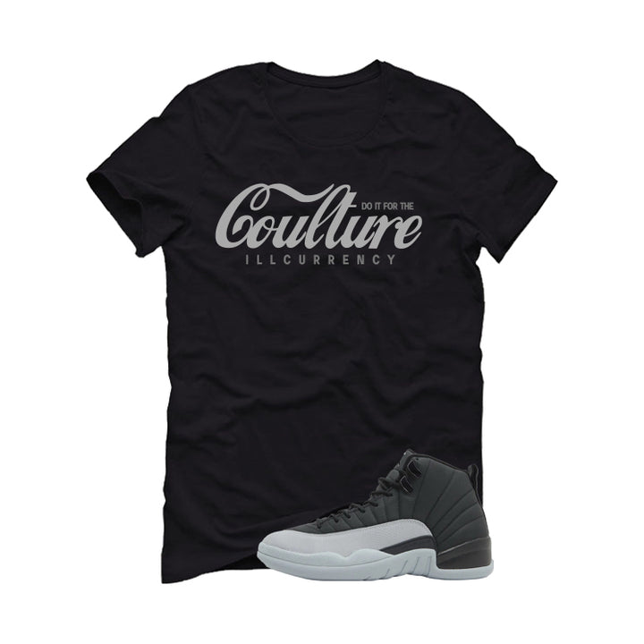 Air Jordan 12 Black/Wolf Grey Black T-Shirt (Coulture)| illcurrency