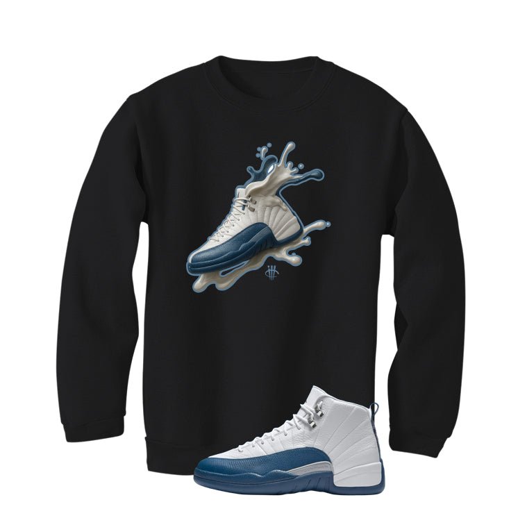 Air Jordan 12 French Blue Black T-Shirt (Splash Shoe)| illcurrency