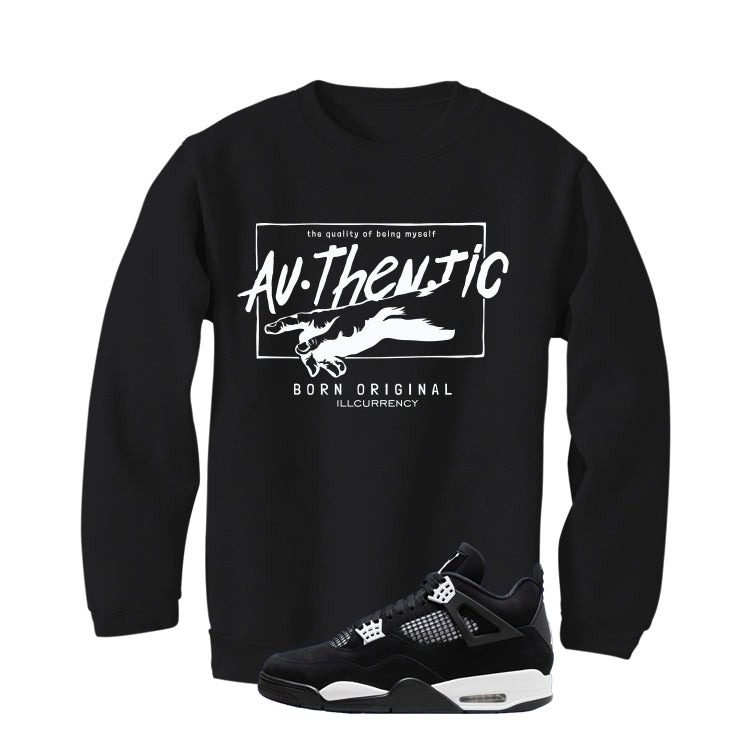 Air Jordan 4 White Thunder Black T-Shirt (Authentic)| illcurrency