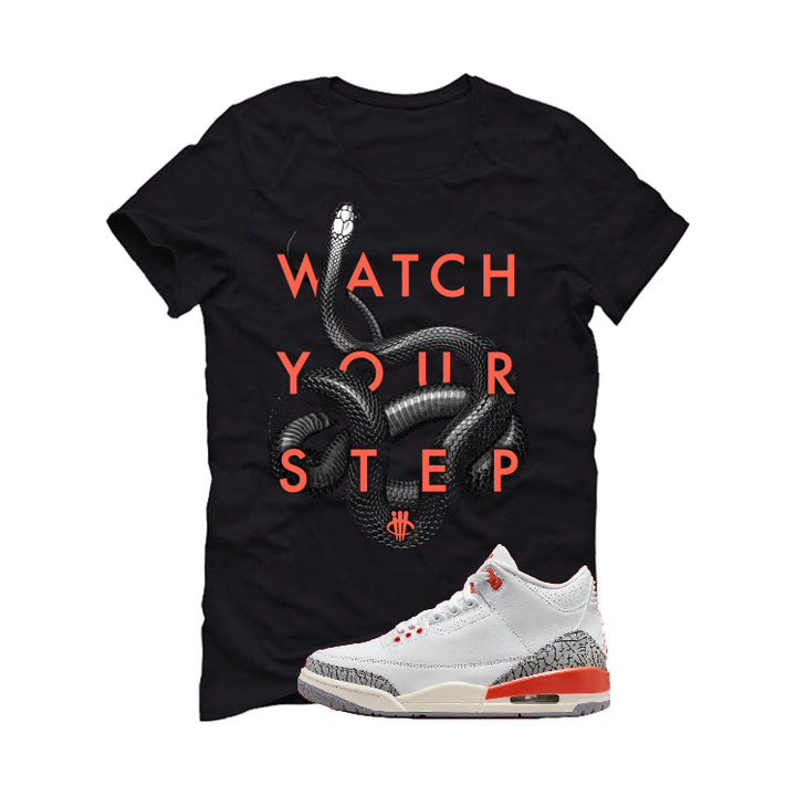 Air Jordan 3 WMNS “Georgia Peach” | illcurrency Black T-Shirt (SNAKES)