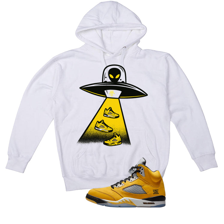 Air Jordan 5 Tokyo Matching T-Shirt, Sweatshirts & Hoodies White T-Shirt (Alien)| illcurrency