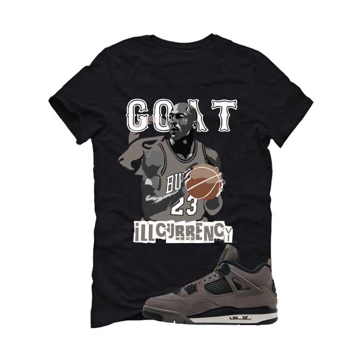 Air Jordan 4 Cave Stone Black T-Shirt (MJ GOAT)| illcurrency