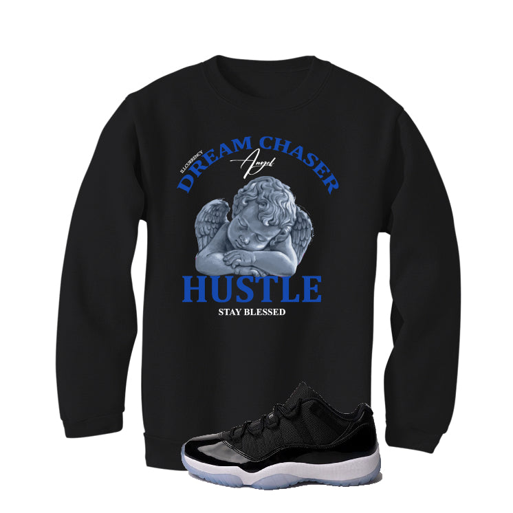 Air Jordan 11 Low Space Jam Black T-Shirt (Dream Chaser Angel)| illcurrency