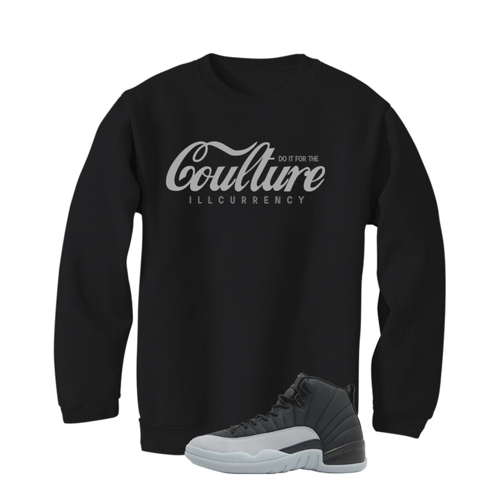 Air Jordan 12 Black/Wolf Grey Black T-Shirt (Coulture)| illcurrency