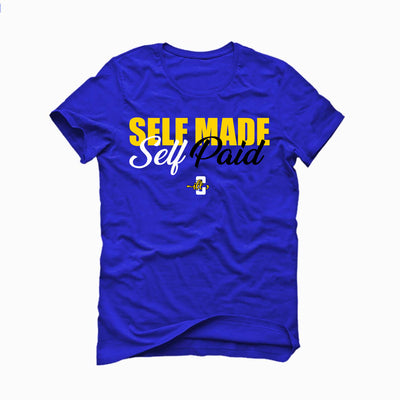 AIR JORDAN 14 LANEY |ILLCURRENCY Royal Blue T-Shirt (Self Made Self Paid)
