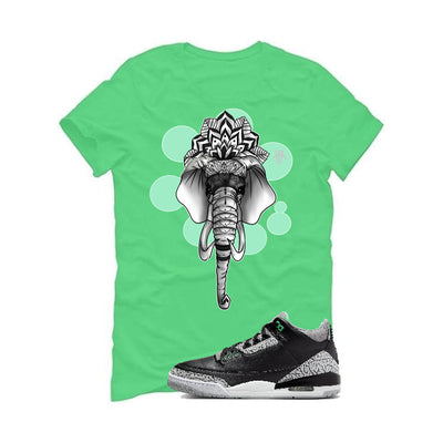 Air Jordan 3 “Green Glow” | illcurrency Synthetic Green T-Shirt (Elephant)