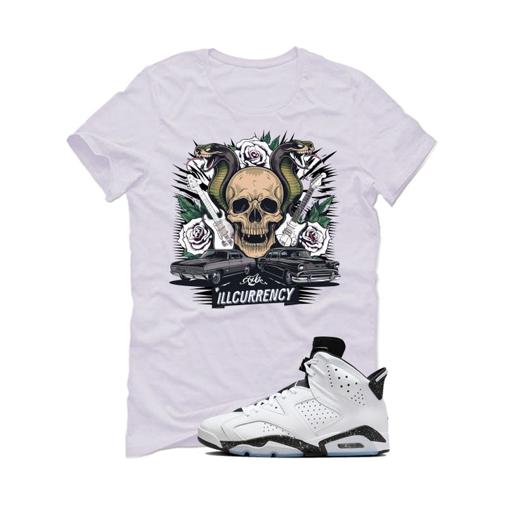 Air Jordan 6 Reverse Oreo White T-Shirt (Vintage Illcurrency)| illcurrency