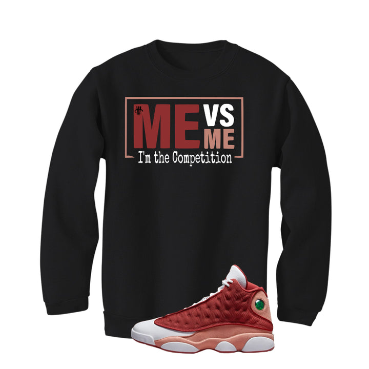 Air Jordan 13 Dune Red Black T-Shirt (Me vs Me)| illcurrency