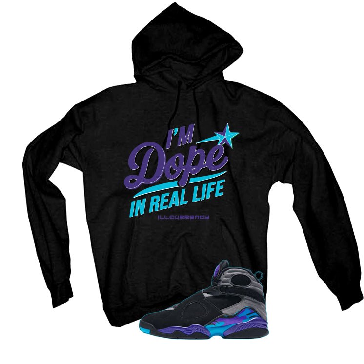 Air Jordan 8 OG Aqua Black T-Shirt (DOPE)| illcurrency