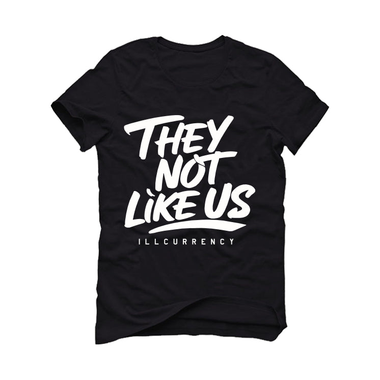 Air Jordan 4 Black Cat Matching T-Shirt, Sweatshirts & Hoodies Black T-Shirt (They not like us)| illcurrency