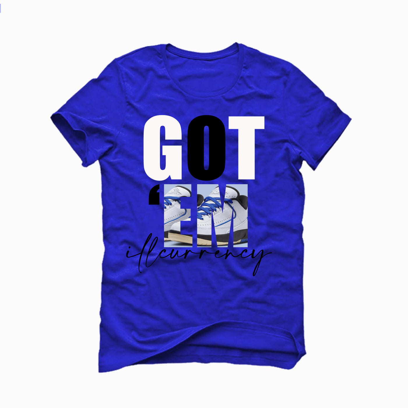 AIR JORDAN 2 LOW “VARSITY ROYAL” Royal Blue T-Shirt (Got Em)