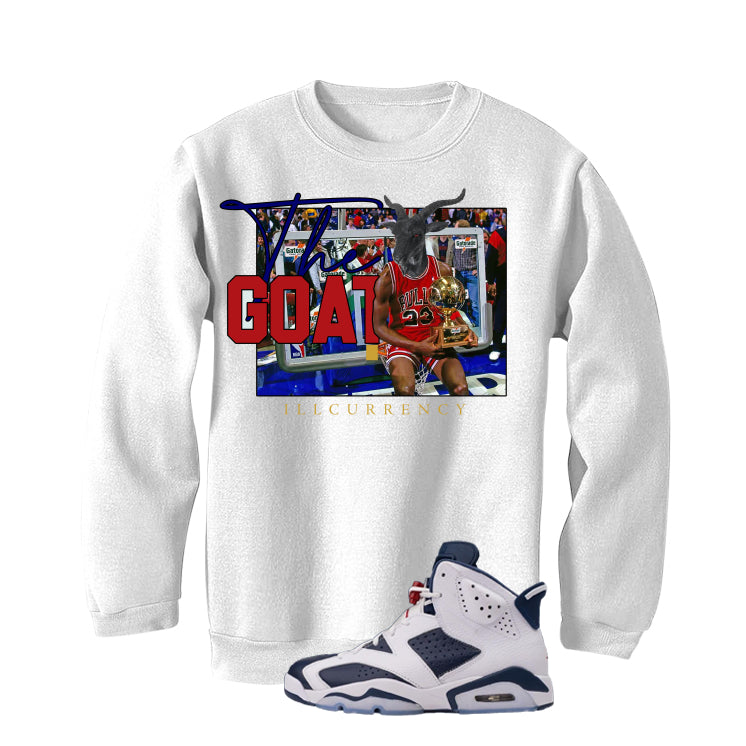 Air Jordan 6 Olympic White T-Shirt (GOAT 23)| illcurrency