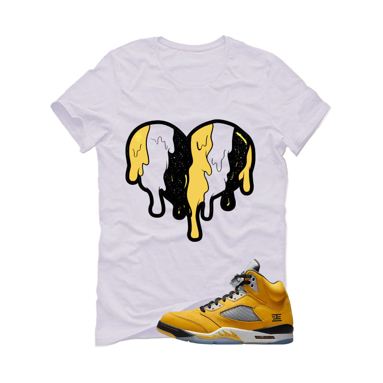 Air Jordan 5 Tokyo Matching T-Shirt, Sweatshirts & Hoodies White T-Shirt (Heart)| illcurrency