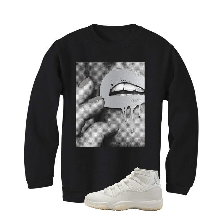 Air Jordan 11 WMNS Pearl Matching T-Shirt, Sweatshirts & Hoodies Black T-Shirt (Touch)| illcurrency