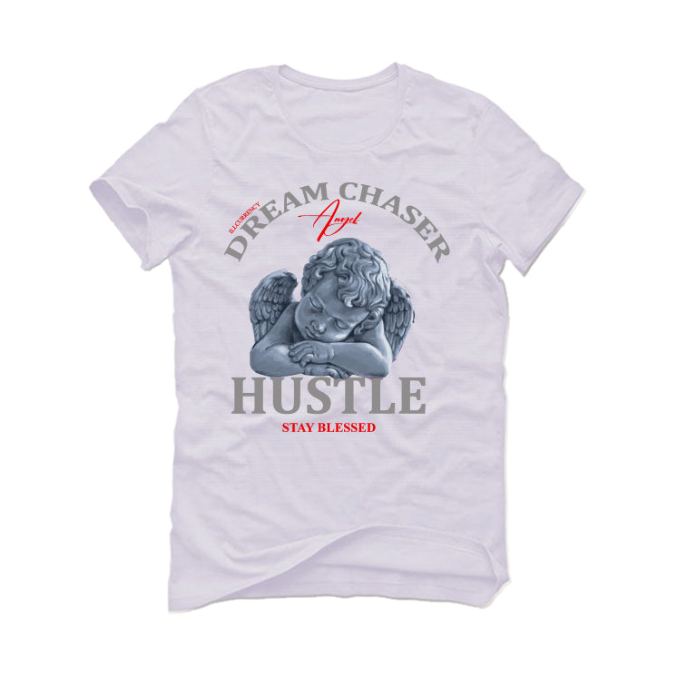 Air Jordan 13 Wolf Grey - White T-Shirt (Dream Chaser Angel)