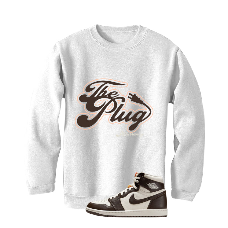 Air Jordan 1 High OG Baroque Brown White T-Shirt (The Plug)| illcurrency