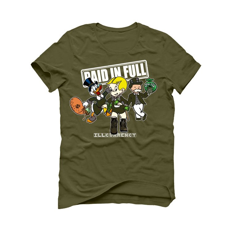 Air Jordan 4 SE Craft “Olive” | illcurrency Military Green T-Shirt (Paid in Full)