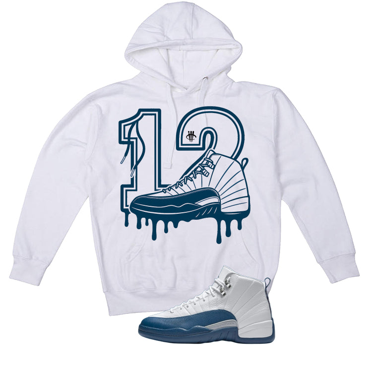 Air Jordan 12 French Blue White T-Shirt (French Blues)| illcurrency