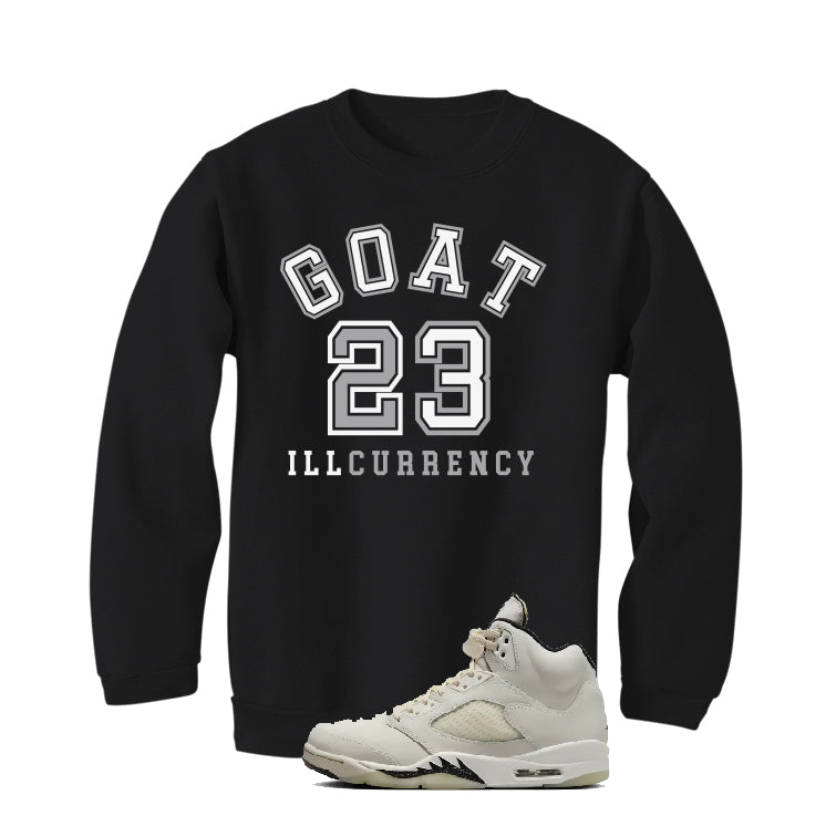 Air Jordan 5 SE “Sail” | illcurrency Black T-Shirt (GOAT 23)