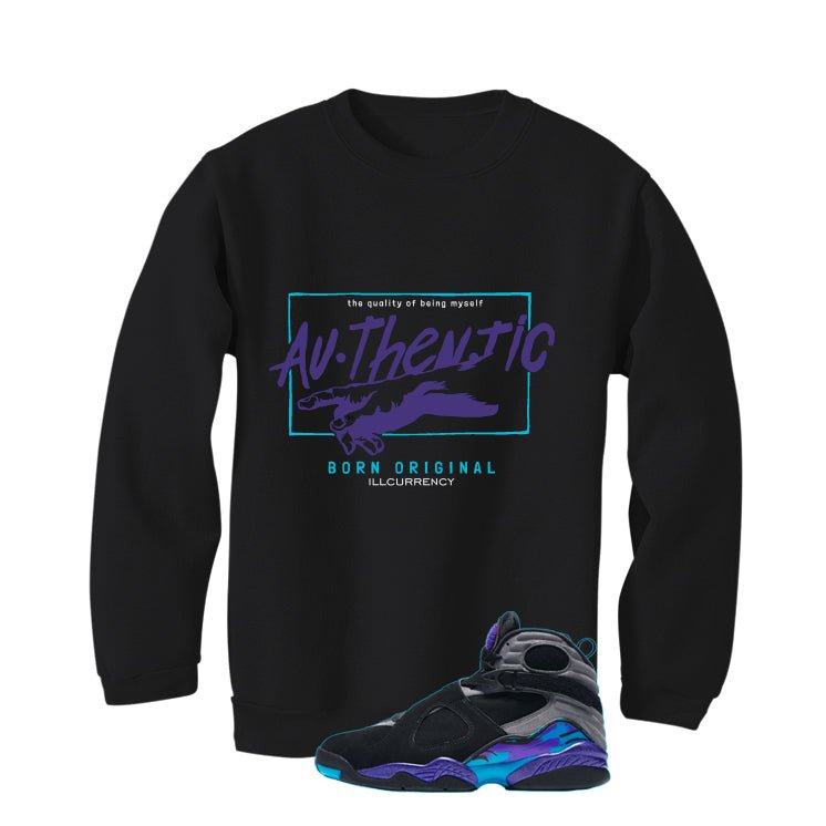 Air Jordan 8 OG Aqua Black T-Shirt (Authentic)| illcurrency