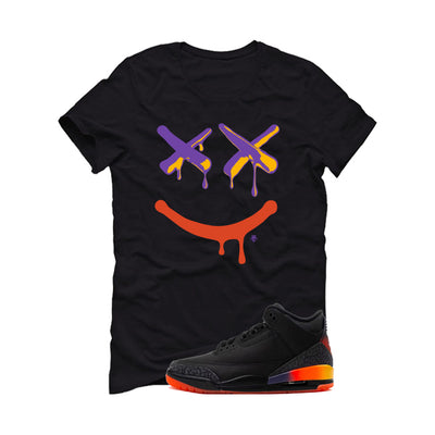 J Balvin x Air Jordan 3 Rio Black T-Shirt (Happy Drip)