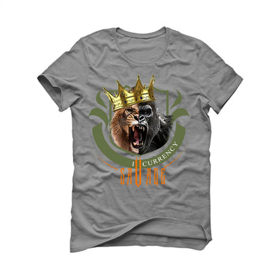 Air Jordan 5 “Olive” | illcurrency Grey T-Shirt (Savage King)