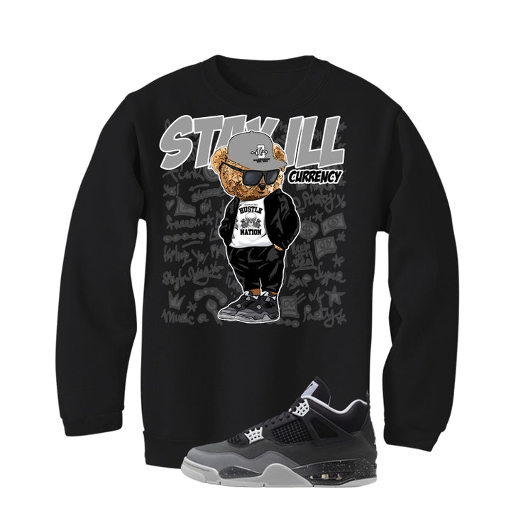 Air Jordan 4 Fear Pack Black T-Shirt (Stay ill Bear)| illcurrency