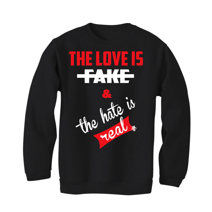 Air Jordan 2 Retro “White Fire Red Black Cement” | illcurrency Black T-Shirt (Love is Fake)