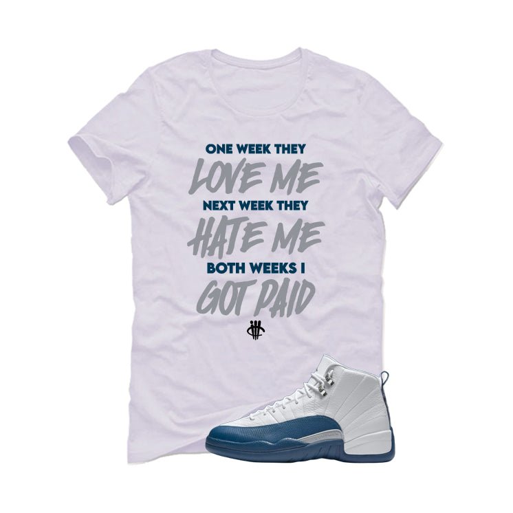 Air Jordan 12 French Blue White T-Shirt (Paid)| illcurrency