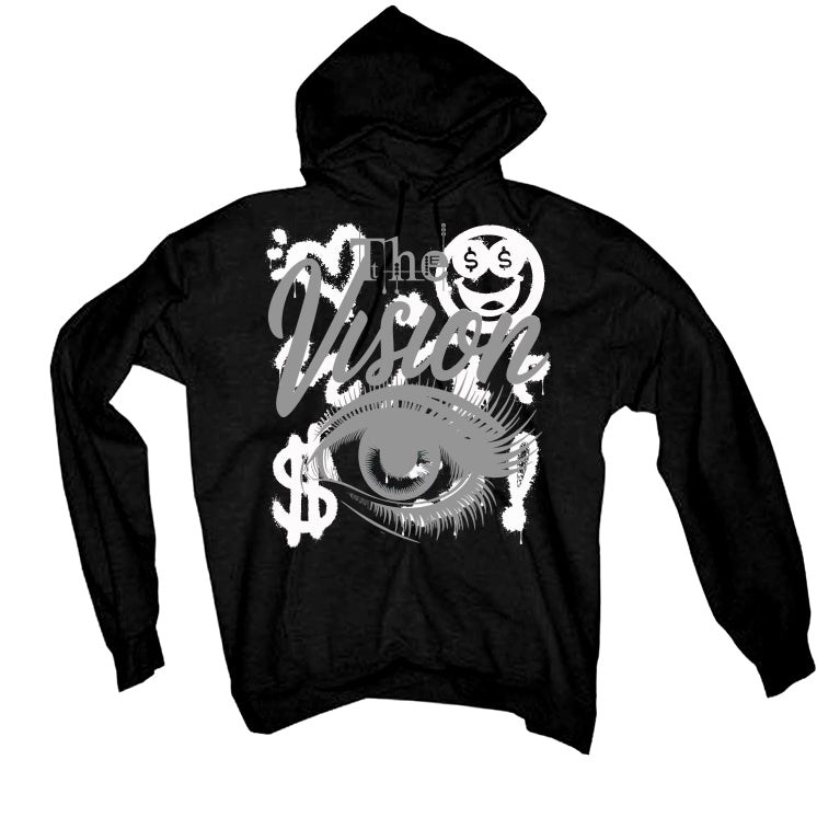 Air Jordan 4 Black Cat Matching T-Shirt, Sweatshirts & Hoodies Black T-Shirt (The Vision)| illcurrency