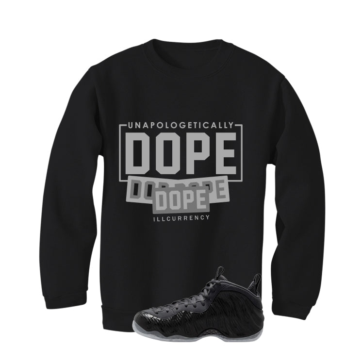 NIKE FOAMPOSITE ONE CARBON FIBER Matching T-Shirt, Sweatshirts & Hoodies Black T-Shirt (DOPE)| illcurrency
