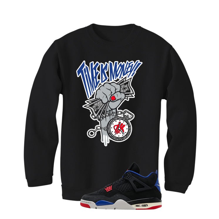Air Jordan 4 Rare Air Black T-Shirt (Time Is Money)| illcurrency