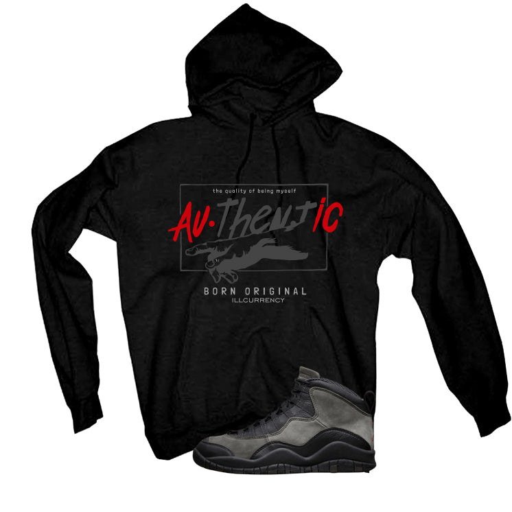 Air Jordan 10 Shadow Matching T-Shirt, Sweatshirts & Hoodies Black T-Shirt (Authentic)| illcurrency