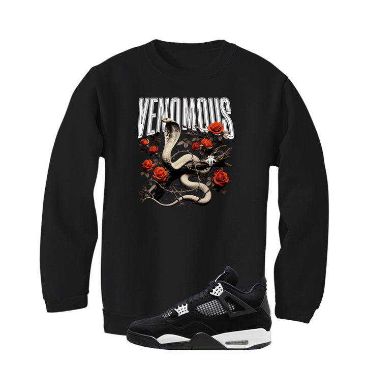 Air Jordan 4 White Thunder Black T-Shirt (Venomous)| illcurrency