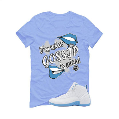 Air Jordan 12 Melo Carolina Blue T-Shirt (Gossip)| illcurrency