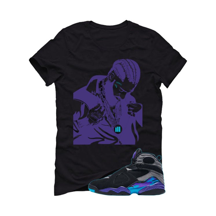 Air Jordan 8 OG Aqua Black T-Shirt (Nipsey)| illcurrency