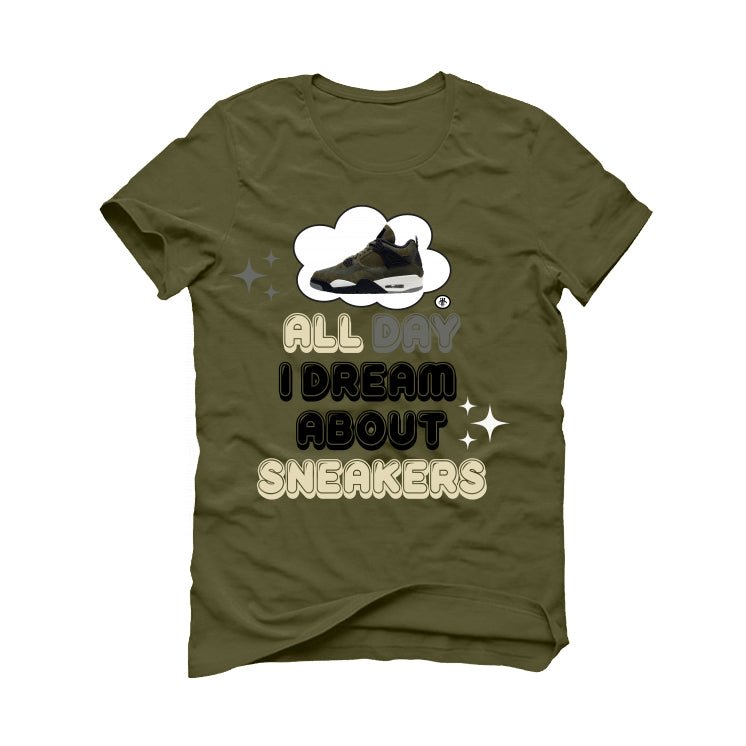 Air Jordan 4 SE Craft “Olive” | illcurrency Military Green T-Shirt (ALL A DREAM)