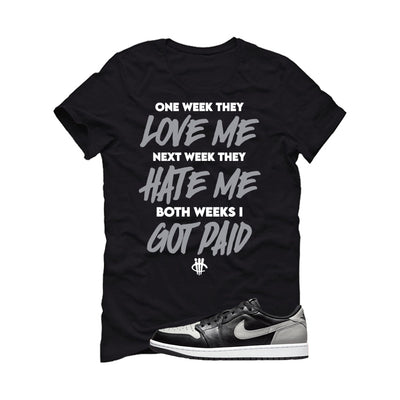 Air Jordan 1 Low OG Shadow Black T-Shirt (Paid)