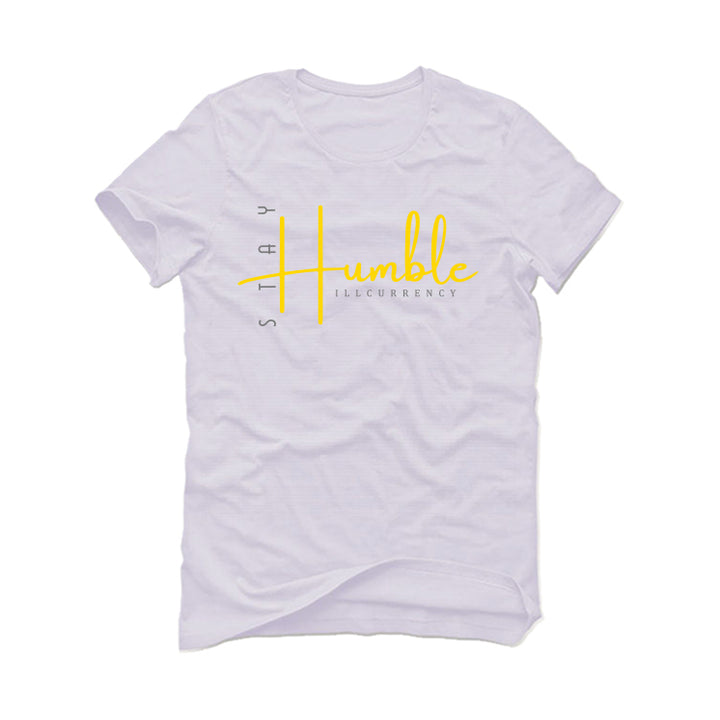 Air Jordan 11 Low WMNS “Yellow Snakeskin” White T-Shirt (Stay Humble)