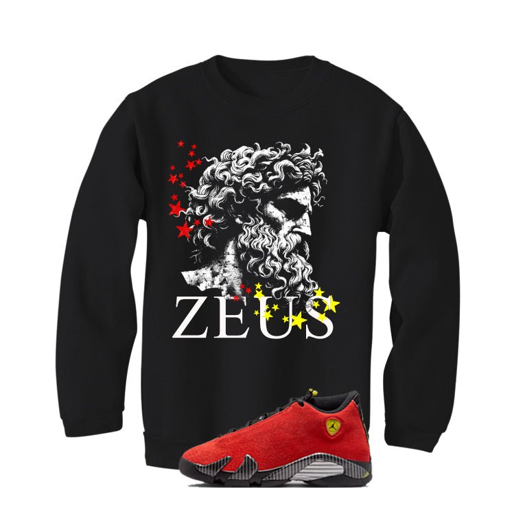 Air Jordan 14 Ferrari Black T-Shirt (Zeus)| illcurrency