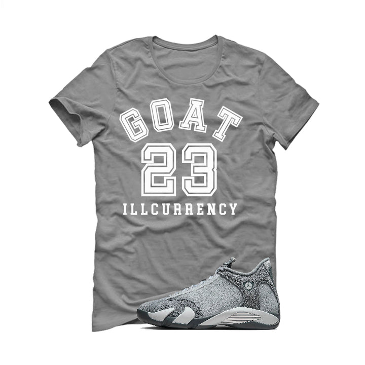 Air Jordan 14 “Flint Grey” | illcurrency Grey T-Shirt (GOAT 23)