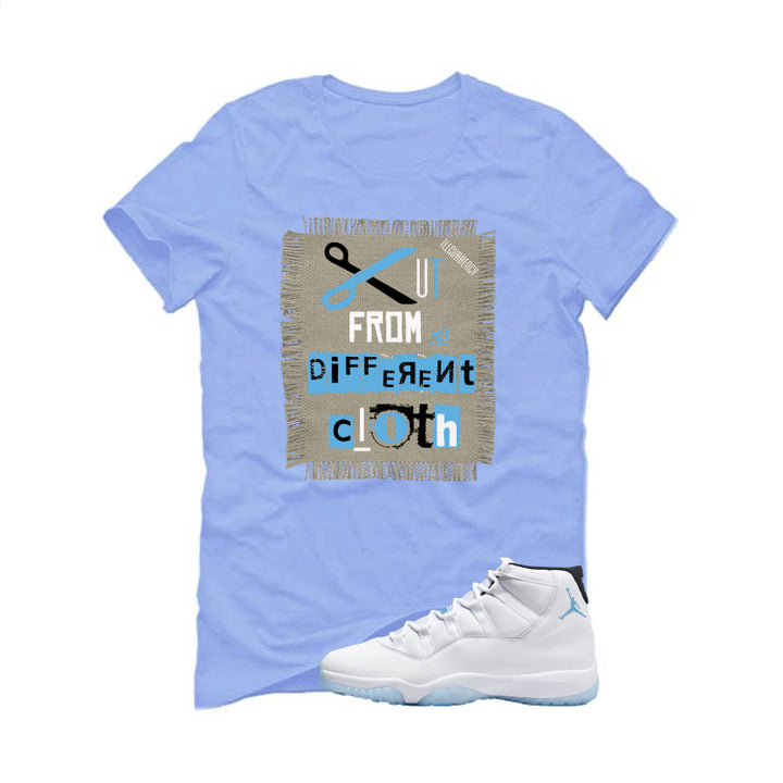 Air Jordan 11 Legend Blue Carolina Blue T-Shirt (Cut from a different cloth)| illcurrency