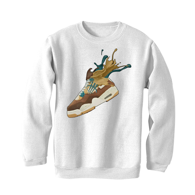 Air-Jordan 4GS Cacao White T-Shirt (SPLASH 4'S)