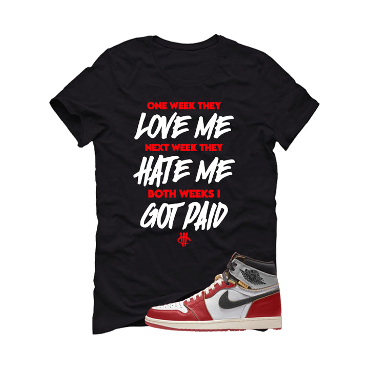 Union LA x Air Jordan 1 High OG Black T-Shirt (paid)| illcurrency