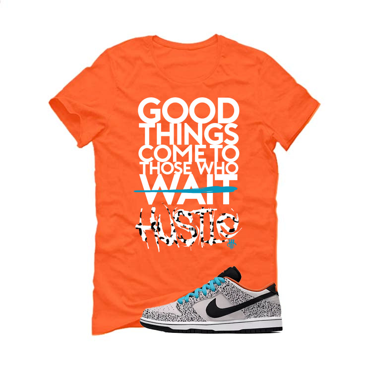 Nike SB Dunk Low Safari Olympics Orange T-Shirt (Good Things)| illcurrency