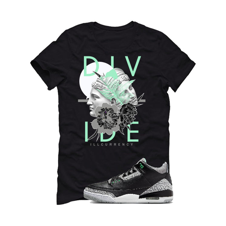 Air Jordan 3 “Green Glow” | illcurrency Black T-Shirt (Divide)