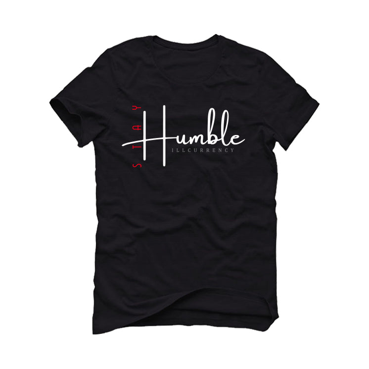 AIR JORDAN 4 “BRED REIMAGINED” 2024 | ILLCURRENCY Black T-Shirt (Stay Humble)