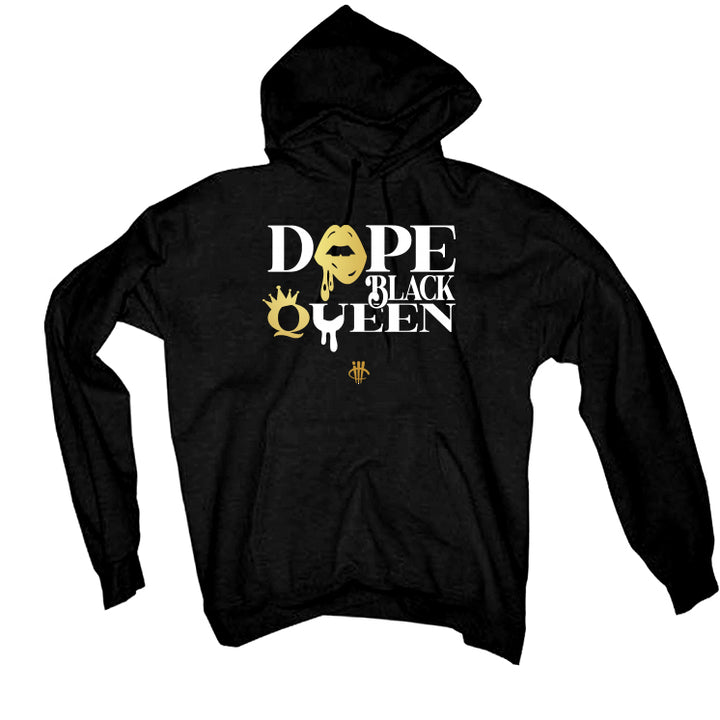 Air Jordan 11 Gratitude | ILLCURRENCY Black T-Shirt (Dope Black Queen)