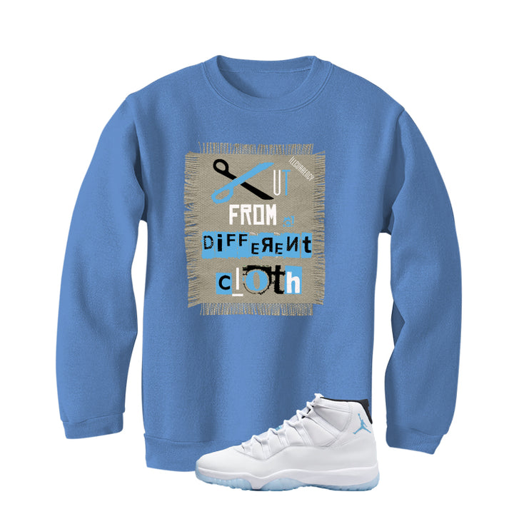 Air Jordan 11 Legend Blue Carolina Blue T-Shirt (Cut from a different cloth)| illcurrency